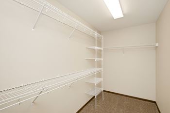 Large walk-in closets